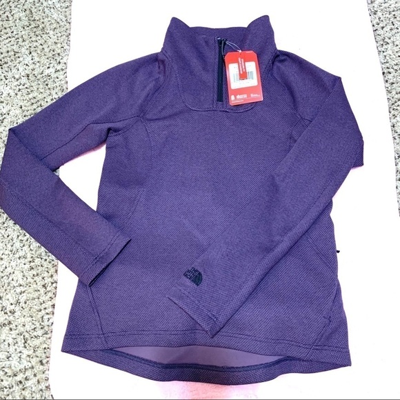 NWT THE NORTH FACE Duowarming thermal 3D Pullover sweaters in purple women’s XS - Picture 2 of 8